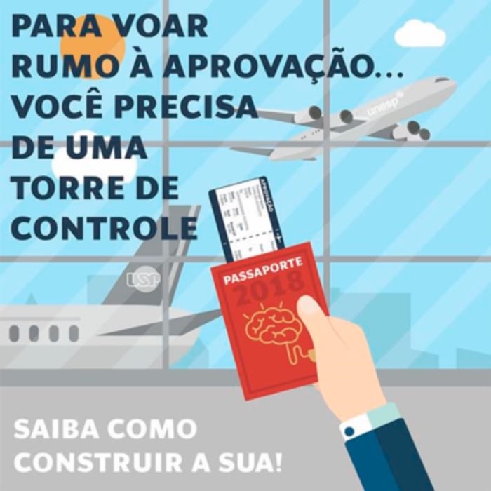 Voar rumo a aprovação em concurso